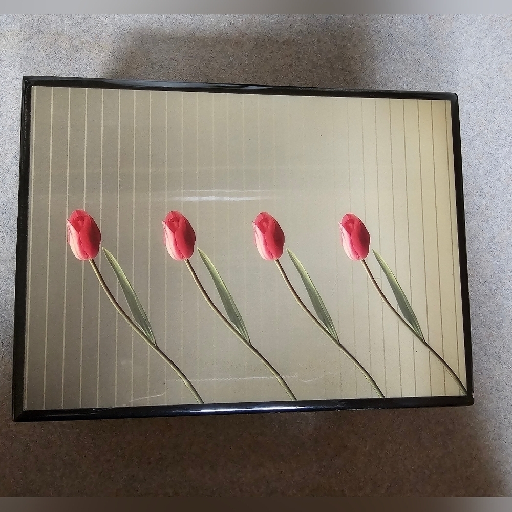 Vintage REUGE MUSIC BOX, Swiss Musical Movement  Evergreen Roses WORKS